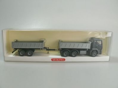 1:87 Wiking 678 01 37 MAN ‚KIPPHÄNGERZUG schwarz‘ – neu