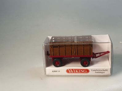 1:87 Wiking 0384 04 Landwirtschaftl. Anhänger, neu