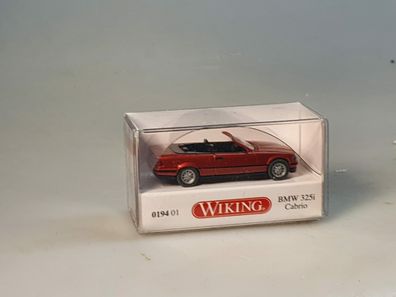 1:87 Wiking 0194 01 BMW 325i Cabrio dkl. rot-met., neuw./OVP