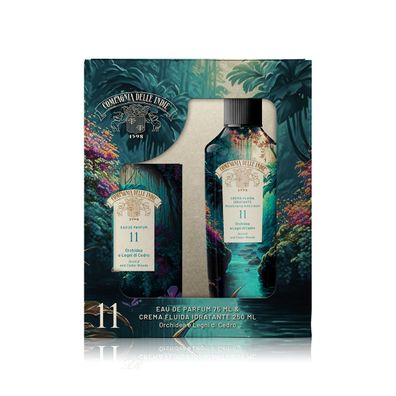 Compagnia delle Indie 11 Orchidea e Legni di Cedro Set Eau de Parfum 75ml + Körper