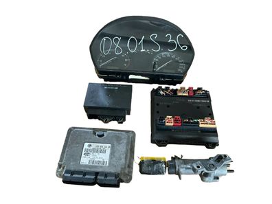 Skoda Fabia Mk1 (6Y) Benzin Motorsteuergerät Set 036906034DF 74kW