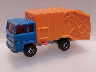 Refuse Truck blau Matchbox Superfast No.36D Modellauto