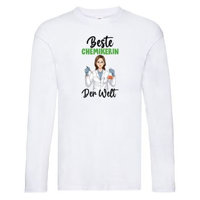 Beste Chemikerin | Chemie | Labor Long Sleeve Weiß
