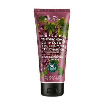 Barwa Naturalna Trauben-Conditioner in Tube fuer lockiges und welliges Haar, 200g