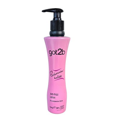 Schwarzkopf Got2b/Schmusekatze "Anti-Frizz Lotion" 200ml/Haarstyling/Haarpflege
