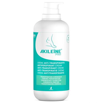 Akileine - Akildia - Anti-Transpirant Creme 500 ml - Reduziert übermäßiges Schwitzen