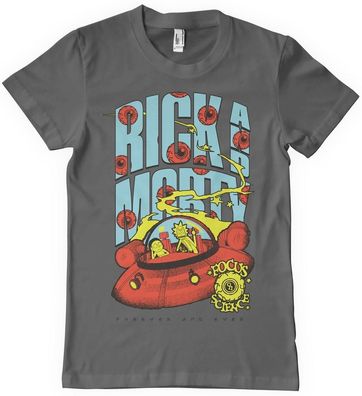 Rick and Morty T-Shirt Focus On Science T-Shirt WB-1-RM017-H70-5