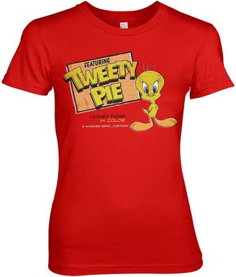 Looney Tunes T-Shirt Tweety Pie Girly Tee WB-5-LT012-H47-13