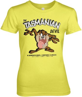 Looney Tunes T-Shirt The Tasmanian Devil Girly Tee WB-5-LT015-H57-16