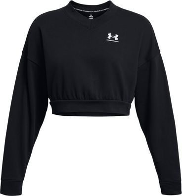 Under Armour Damen Longsleeve Ua Rival Terry Os Crop Crw