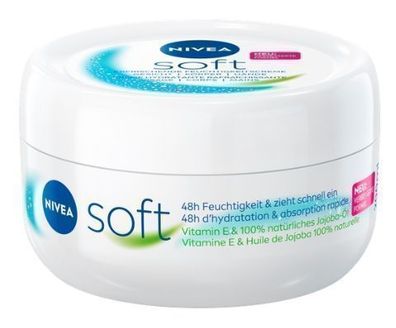 Nivea Soft - Feuchtigkeitsspendende Universalcreme, 200 ml - Intensive Pflege fue