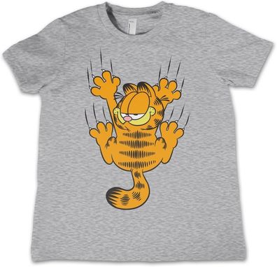 Garfield Kinder Hanging On Kids T-Shirt VIA-12-GAR004-H89-2