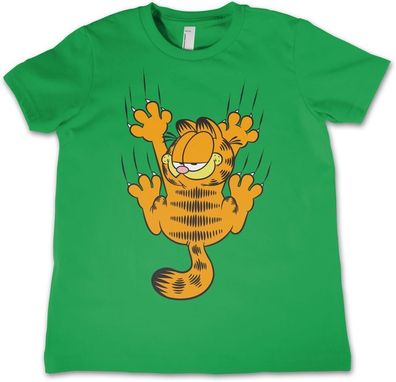Garfield Kinder Hanging On Kids T-Shirt VIA-12-GAR004-H89-2