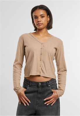 Urban Classics Damen Ladies Rib Cardigan TB7001