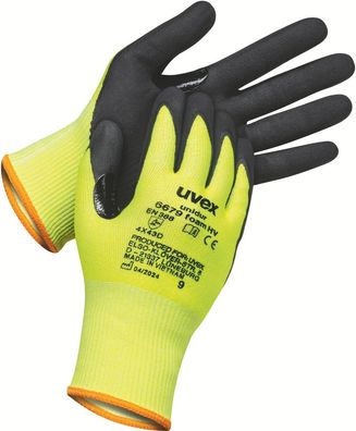 Uvex Schutzhandschuhe Unidur 6679 Foam Hv 6034 10 Paar