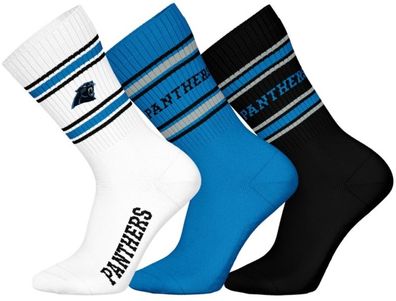 Carolina Panthers 3pk Crew Socks 5600442