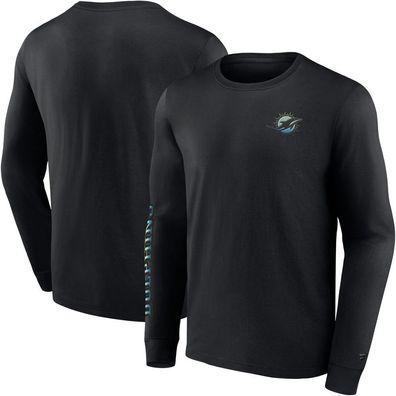 Miami Dolphins Gradient LS Crew T-Shirt 5403608