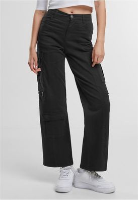 Urban Classics Damen Ladies Loose Utility Stretch Twill Pants TB6924