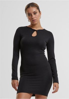 Urban Classics Damen Ladies Glitter Longsleeve Dress TB6995