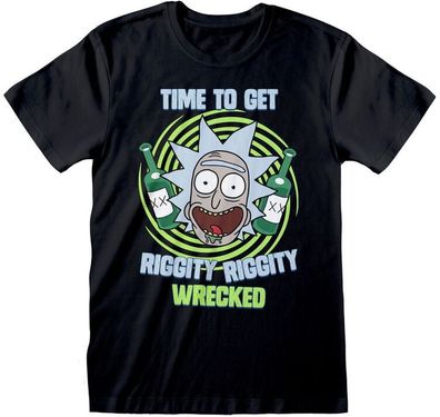 Rick and Morty Riggity Wrecked T-Shirt RNM00322TSB
