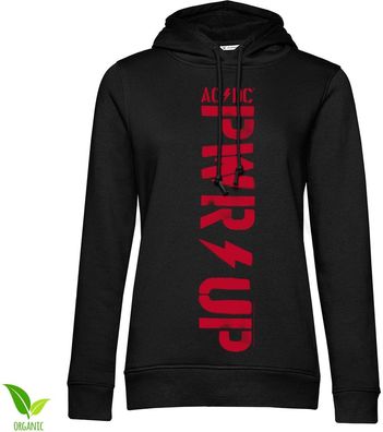 AC/DC Damen Pwr Up Vertical Logo Girly Hoodie PS-57-ACDC015-H68-10