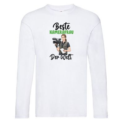 Beste Kamerafrau | Kamera v2 Long Sleeve Weiß