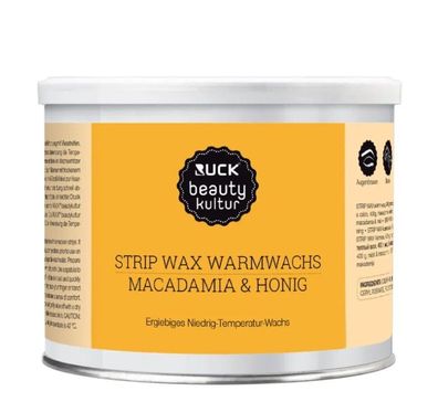 RUCK® beautykultur - STRIP WAX Warmwachs - Honig, Macadamia - 400 g