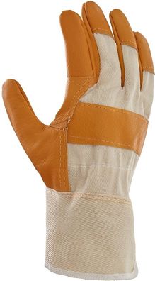 teXXor Möbelleder-Handschuhe Helles Leder (12 Paar) 1165