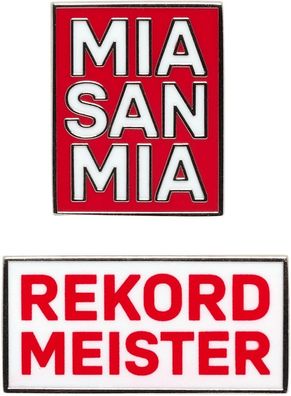 FC Bayern München Pin Rekordmeister &amp; Mia san mia 32656