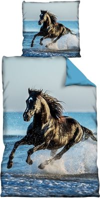 Vertriebsarena Mf Bettwäsche Pferd Im Wasser 4020207-135x200 cm