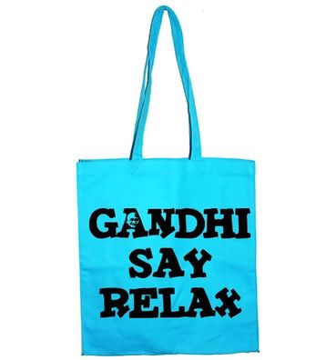 Hybris Gandhi Say Relax Tote Bag SH-4-13086-H20-5