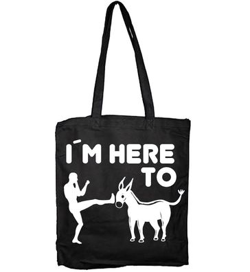 Hybris I'm Here To Kick Ass Tote Bag SH-4-15157-LFH2-5