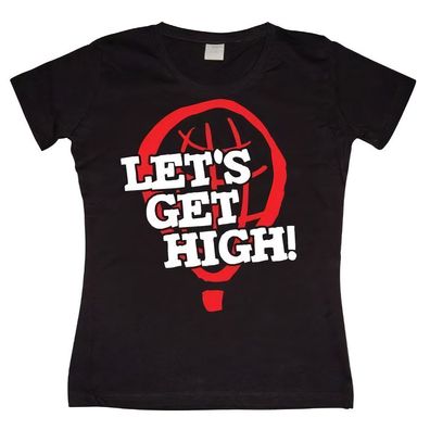 Tokigt Damen Let's Get High Girly T-Shirt SH-5-14010-LFH4-4
