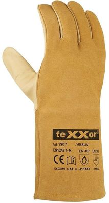 teXXor Schweißerhandschuhe Vesuv (12 Paar) 1207