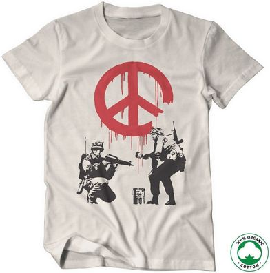 Hybris Soldiers Painting CND Sign Organic T-Shirt SH-18-BK001-H33-8