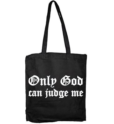 Hybris Only God Can Judge Me Tote Bag SH-4-10378-H6-5