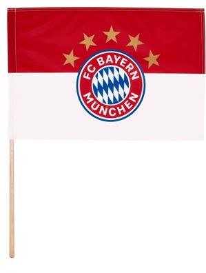 FC Bayern München Fahne Logo (mit Stock) 28326