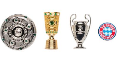 FC Bayern München Pin Erfolge 4er-Set 32659