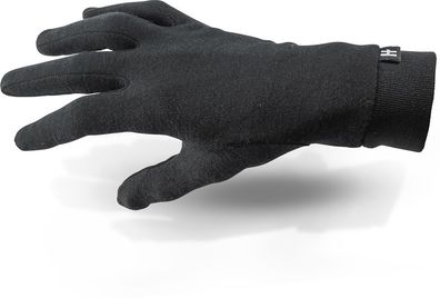 Halvarssons Motorrad Handschuhe Wool Underglove Black 710-23121000
