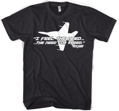 Top Gun I Feel The Need For Speed Big Tall T-Shirt PM-1-TTG006-H26-14