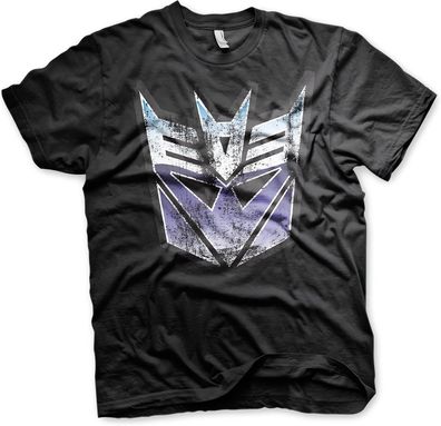 Transformers Distressed Decepticon Shield T-Shirt 1 HSB-1-TF1004-H3-4