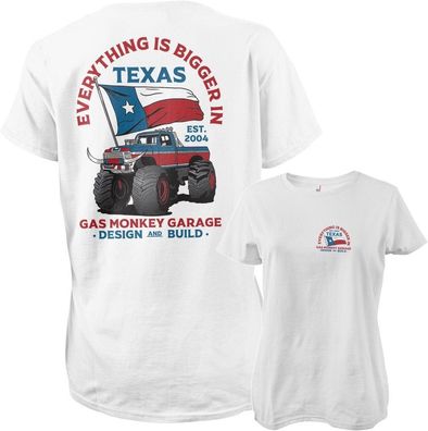 Gas Monkey Garage Damen Everything Is Bigger In Texas Girly Tee GMG-5-GMG101-H94-14