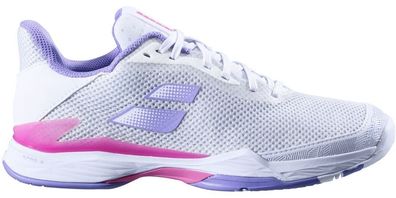 Babolat Sportschuhe Damen Tennisschuhe Jet Tere All Court Women White/Lavender