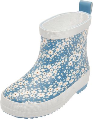 Playshoes Kinder Gummistiefel Halbschaft Blumen 180371