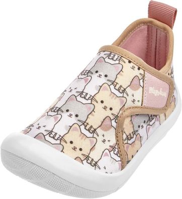 Playshoes Kinder Freizeitschuhe Katze Allover 201107