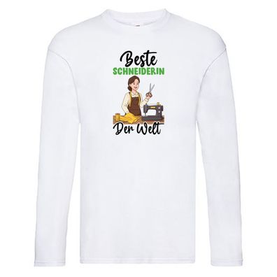 Beste Schneiderin | Beruf Schneiderei v2 Long Sleeve Weiß