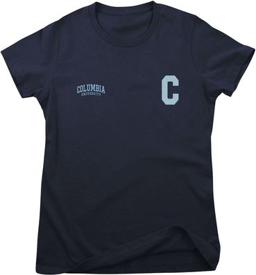 Columbia University Damen T-Shirt C Girly Tee PA-5-COLU001-Colu01
