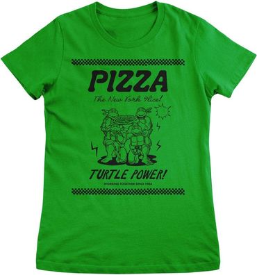 Teenage Mutant Ninja Turtles Damen T-Shirt The New York Slice Girly Tee NIC-5-TMNT025