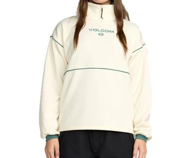 VOLCOM Women Riding Crew Hydro 1/4 Zip bone