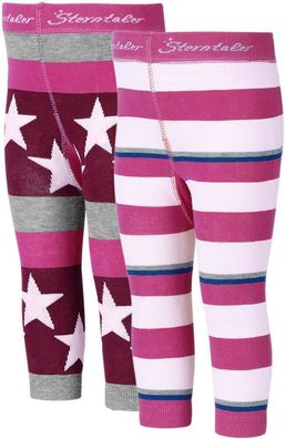 Leggings 2er Pckg. Sterne magenta Gr. 92